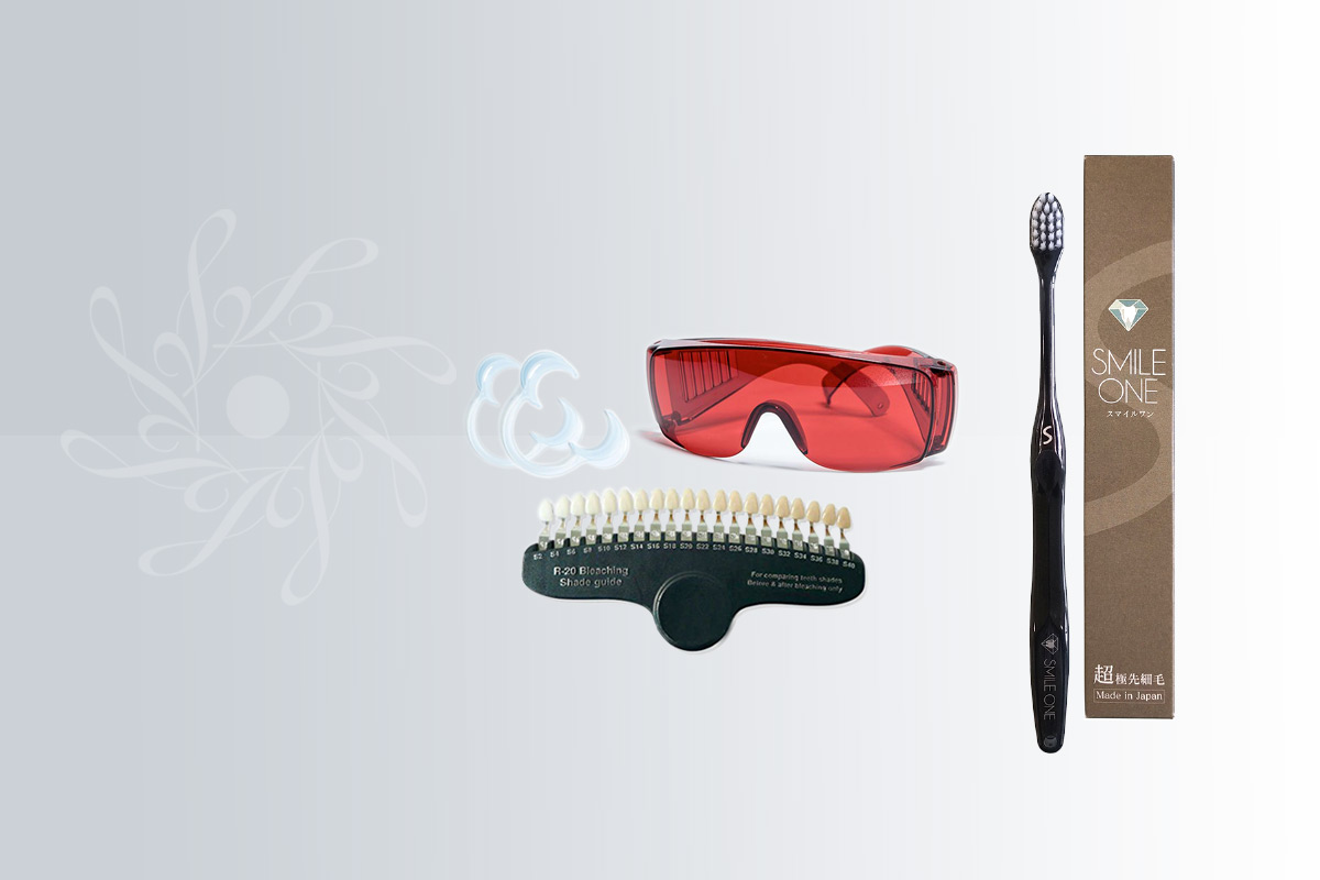 セルフホワイトニング歯ブラシとBeauty Smileの「備品」